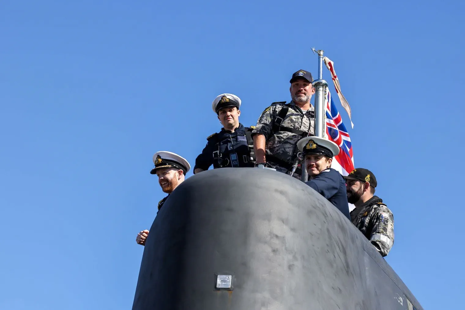 Image Credit: Royal Navy (HMS Anson approaching HMAS Stirling)